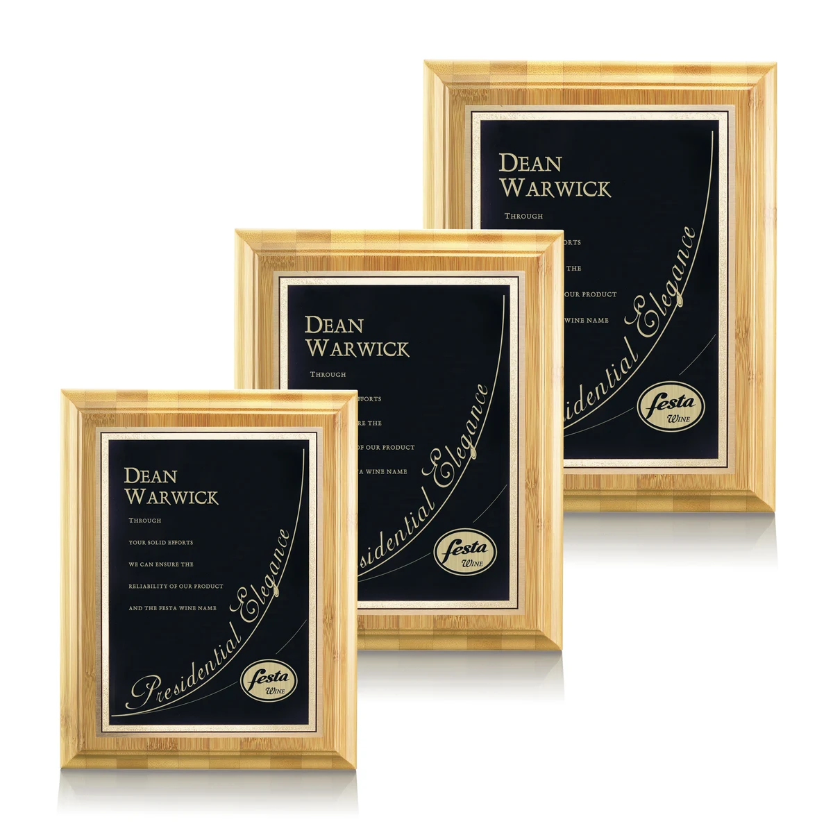 Bamboo/Ashbury Plaque 1
