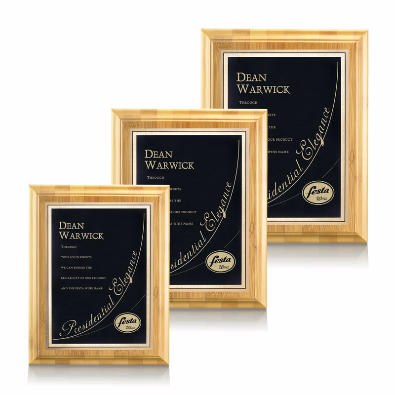 Bamboo/Ashbury Plaque