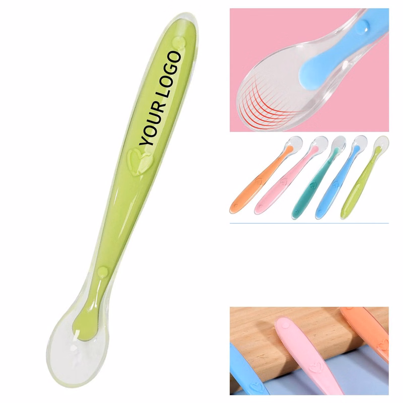 Soft Silicone Baby Spoon for First Foods
