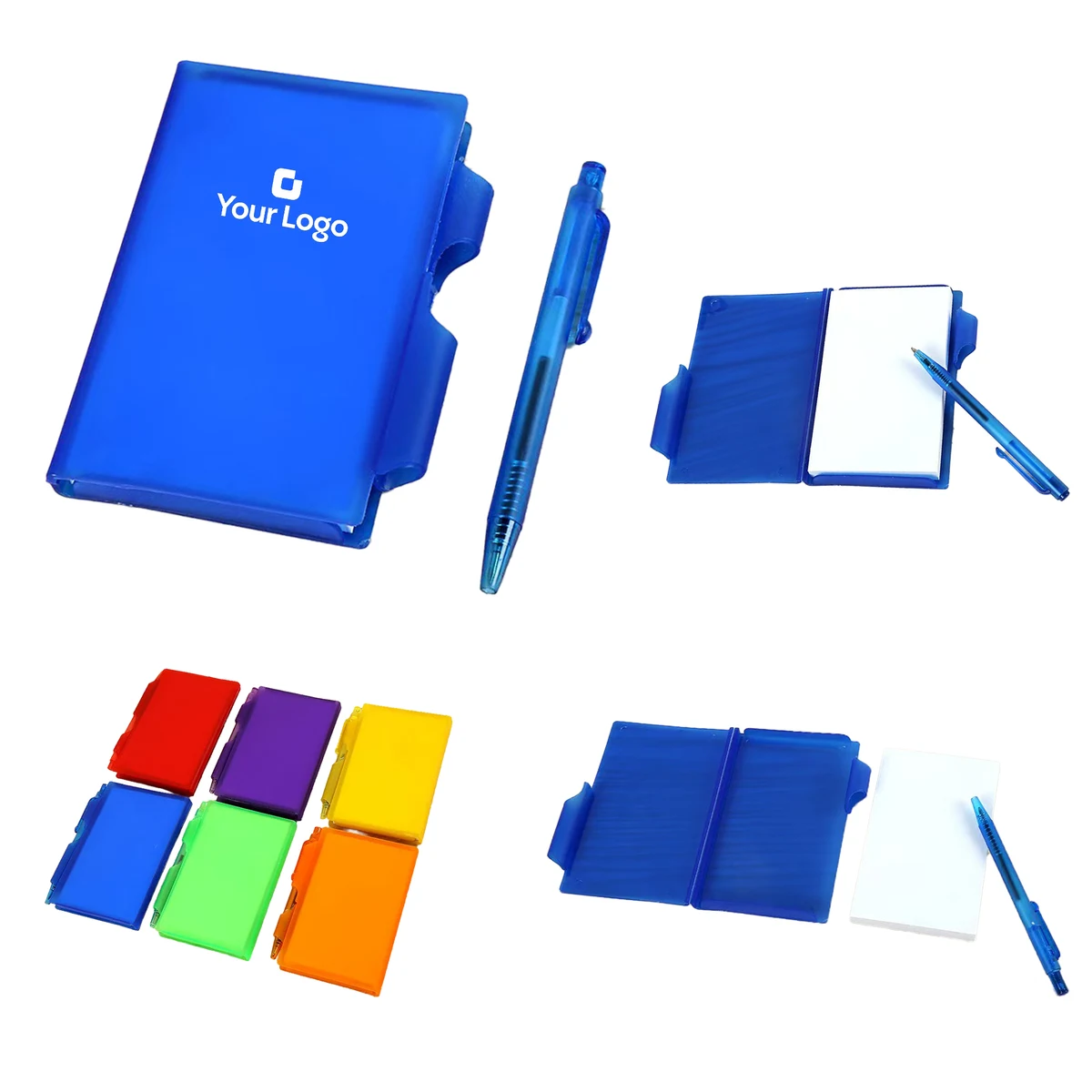 Sticky Note Notebook with Pen Holder 1