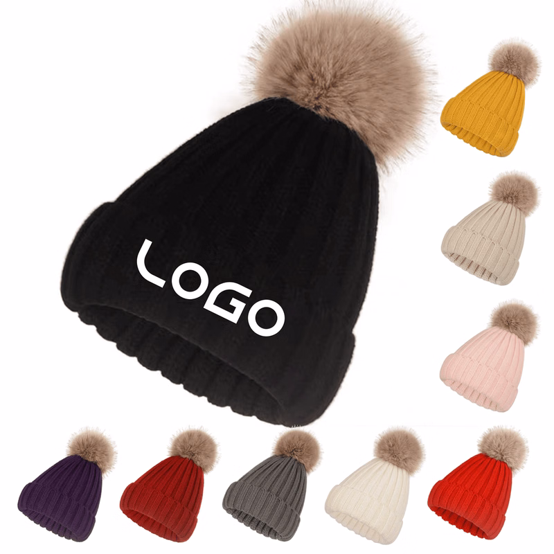 Unisex Polyester Thermal Beanie For Cold