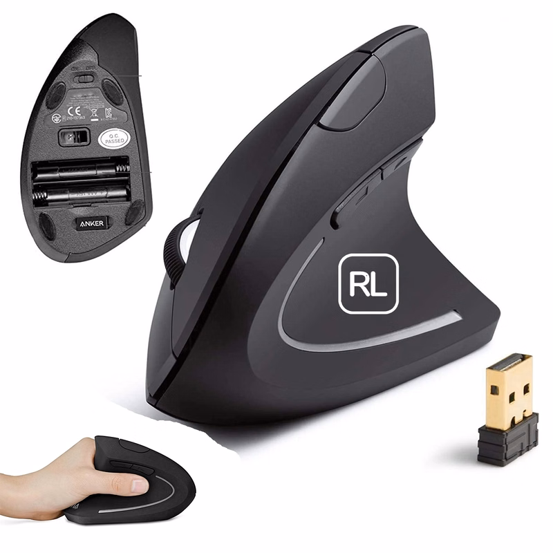 2.4G Wireless Vertical Ergonomic Optical Mouse