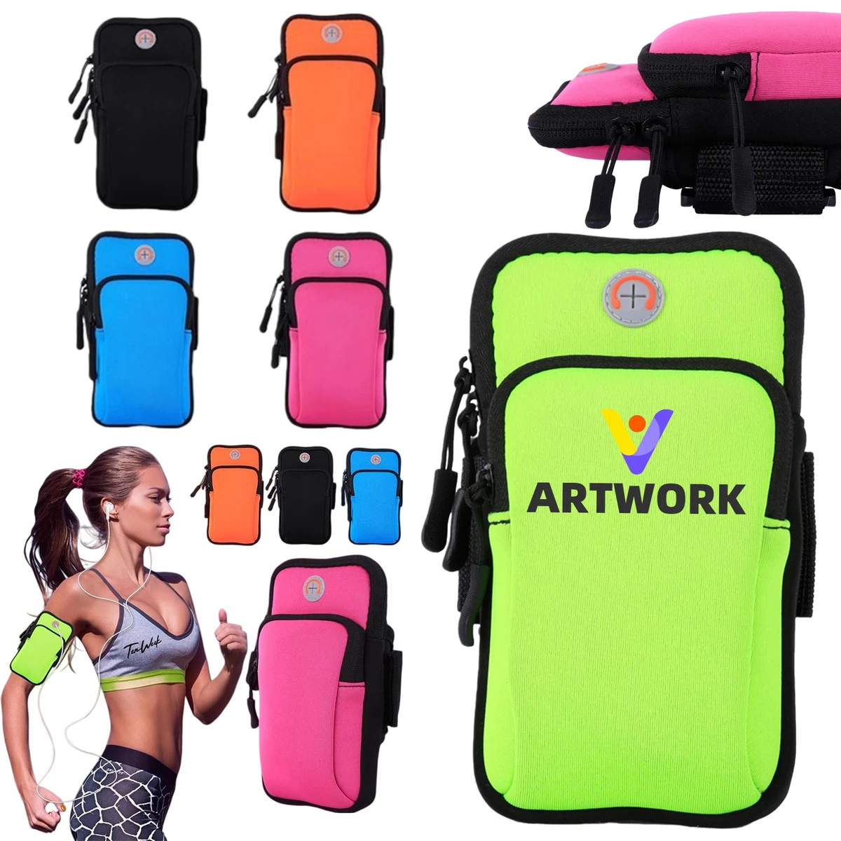 Exercise Cell Phone Armband Bag 1