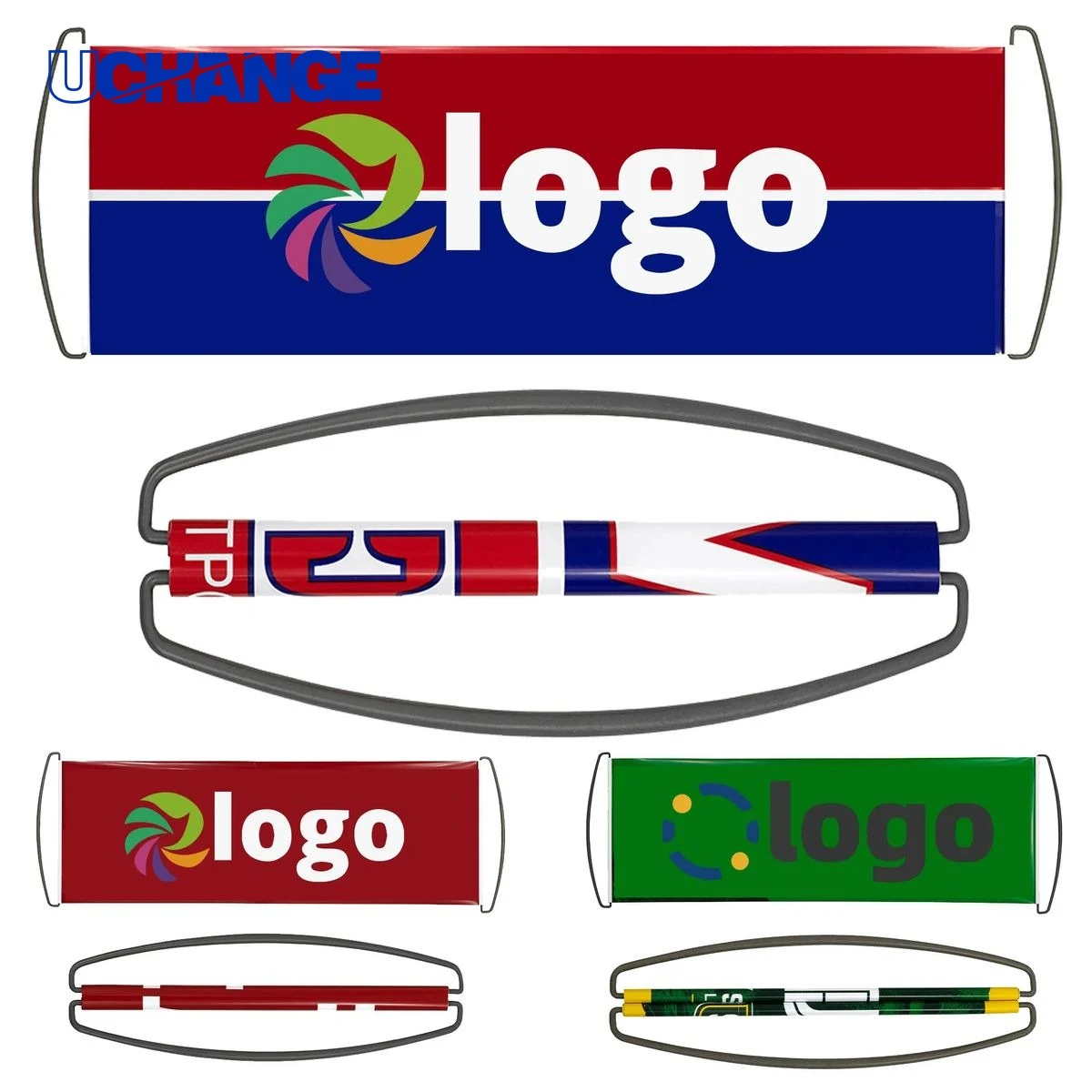 Outdoor Full Color Retractable Handheld Banner Flag 1