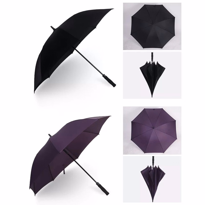 8 Rib Long Handle Automatic Umbrella