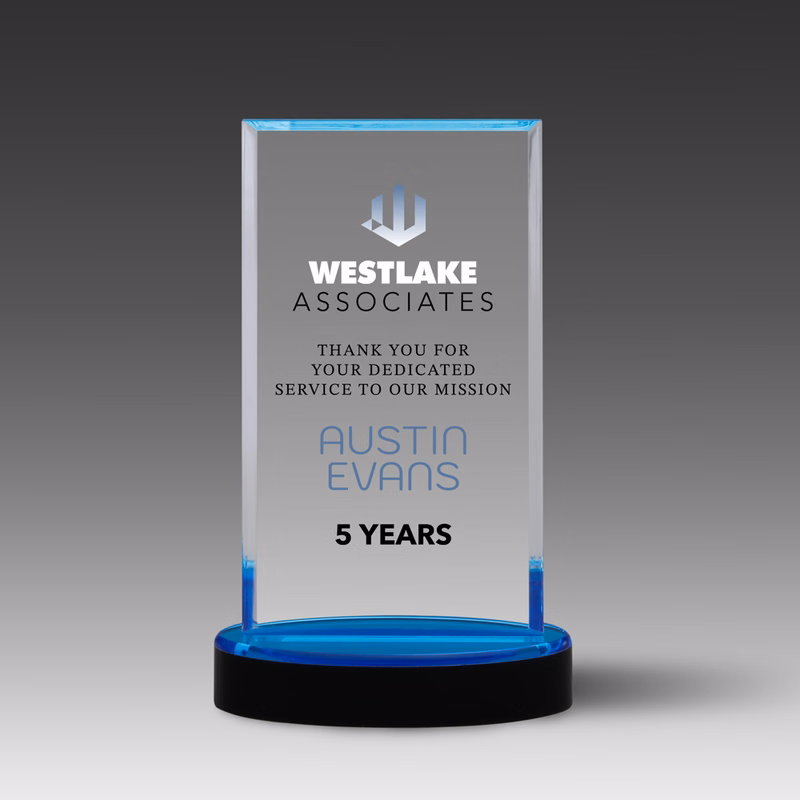 Value Mirror Vista Award (4"x6-7/8"x1")