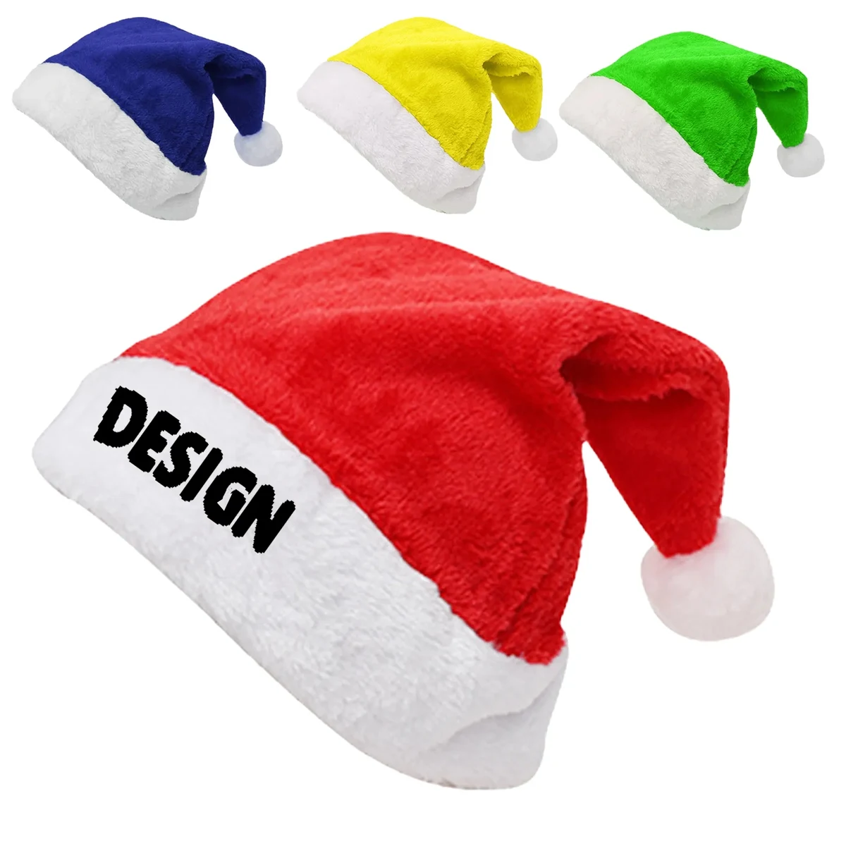 Embroidered Christmas Santa Hat 1