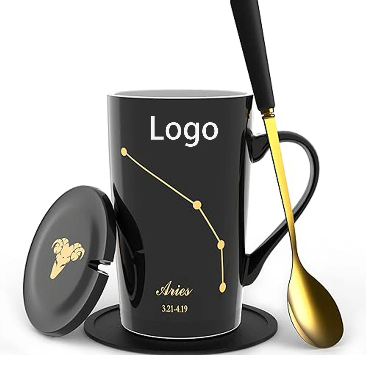 Ceramic Creative Constellation Zodiac Coffee Mug 1