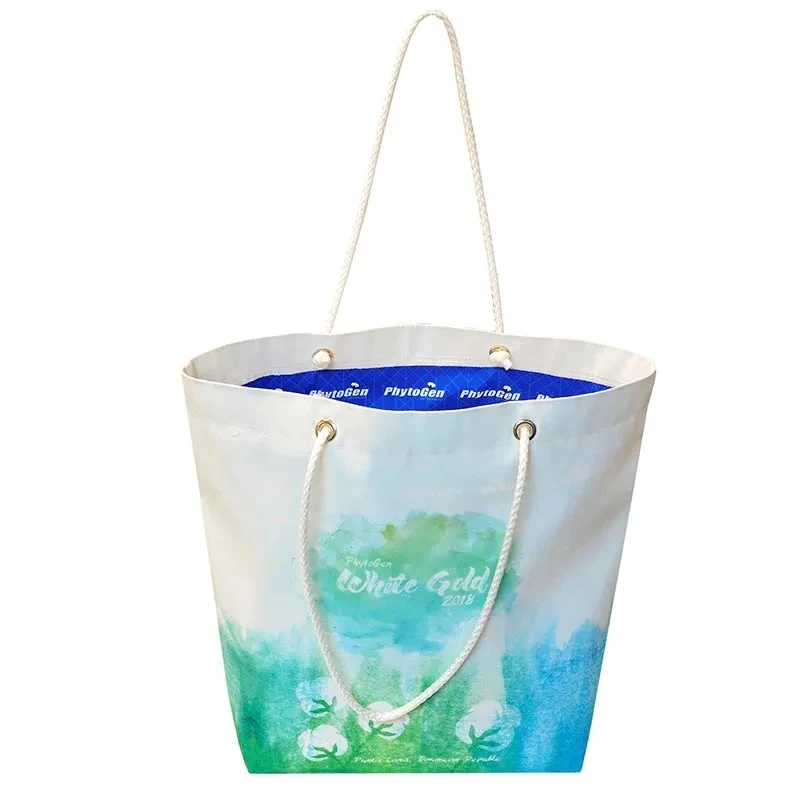 Custom Rope Tote, custom tote bag with logo imprint 1
