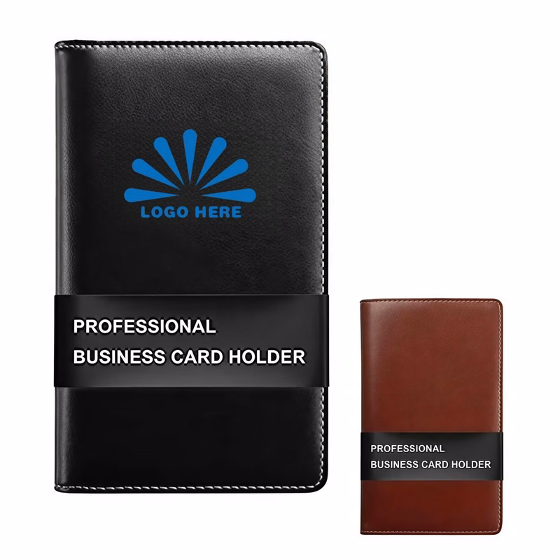 Leather Professional Business Card Book Holder