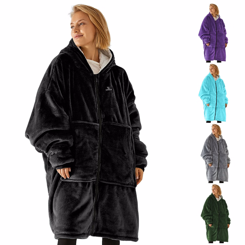 Oversized Lounge Zip Up Hoodie