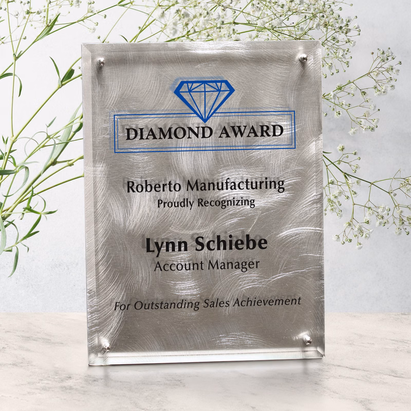 Silver Alloy Plaque