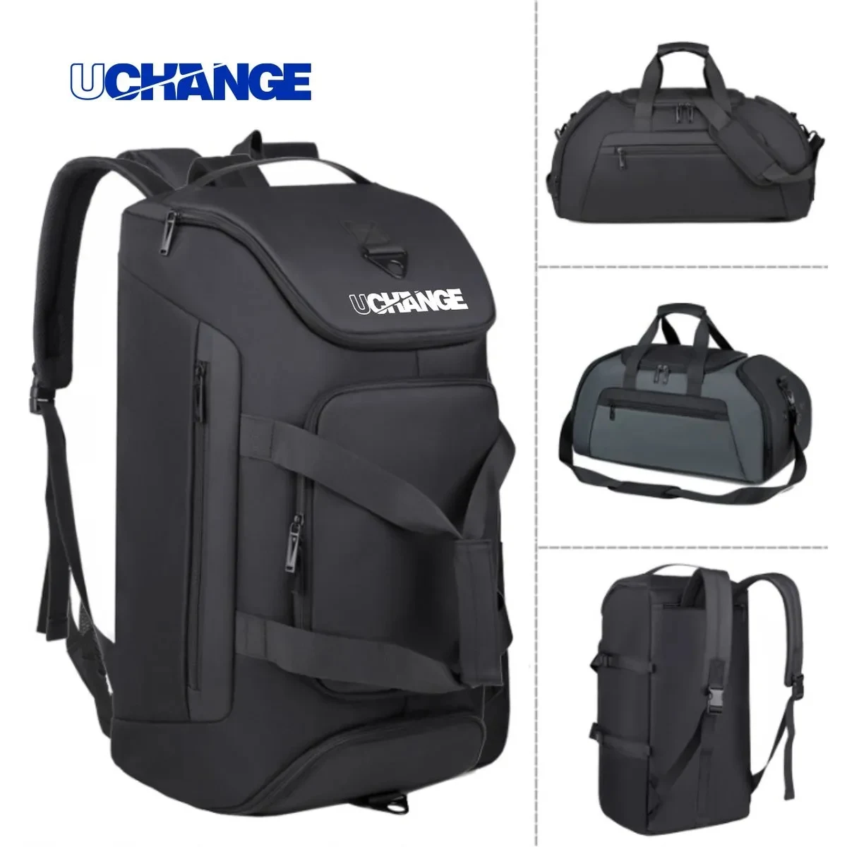 Travel Duffel Bag With Independent Shoe Compartment 1