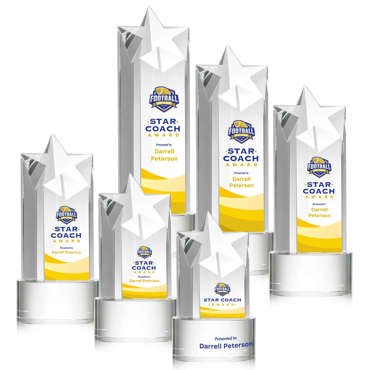 Berkeley VividPrint™ Award on Marvel Base - Clear 1