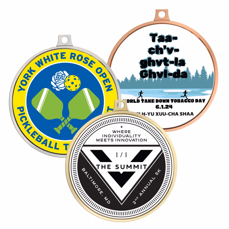 Speed Medal – 2.5" Simple Border (2-Sided)