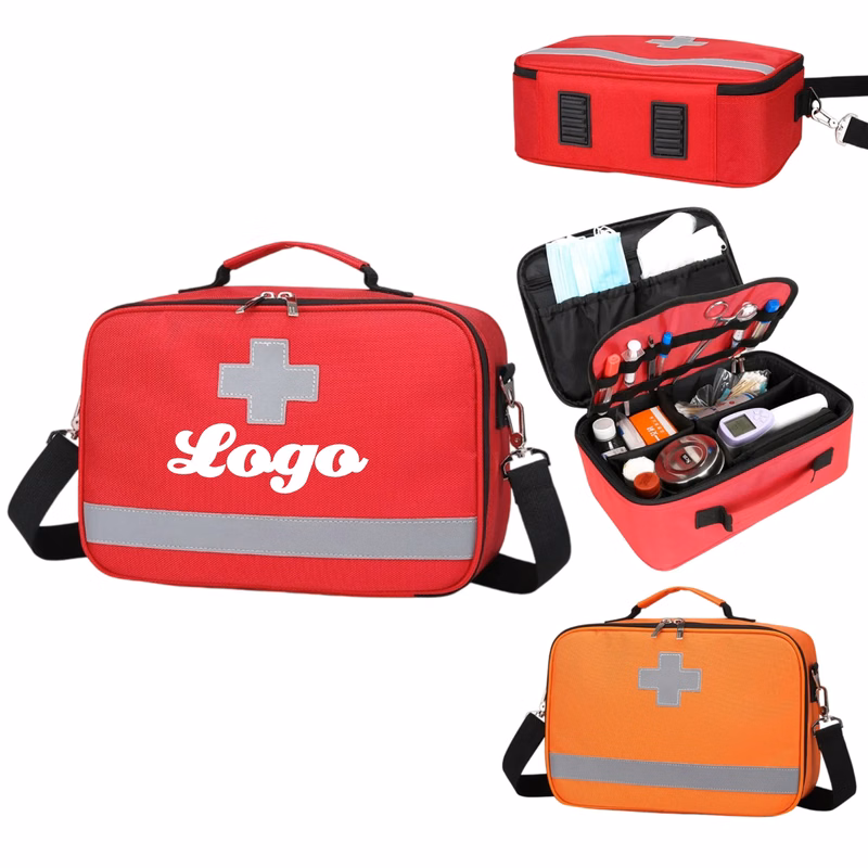 Reflective Medical First Aid Kit Bag for Emergencies