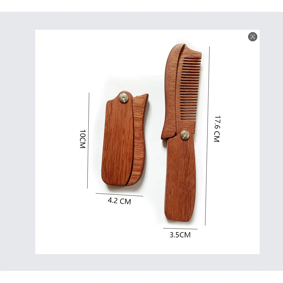 Sandalwood Folding Comb 1