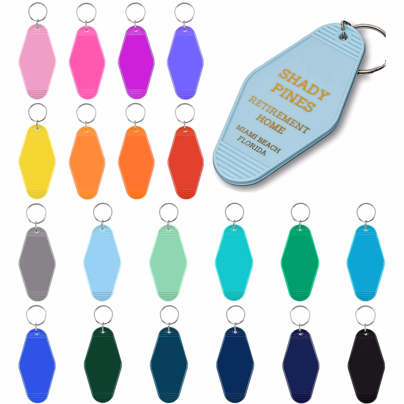 Plastic Hotel Keychain Motel Keychain
