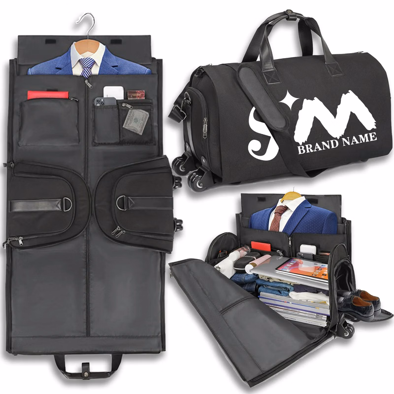 46 L Large 2 In 1 Heavy Hanging Garment Suitcase Duffel Bags