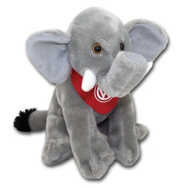9" In The Zoo Stuffed Elephant 1
