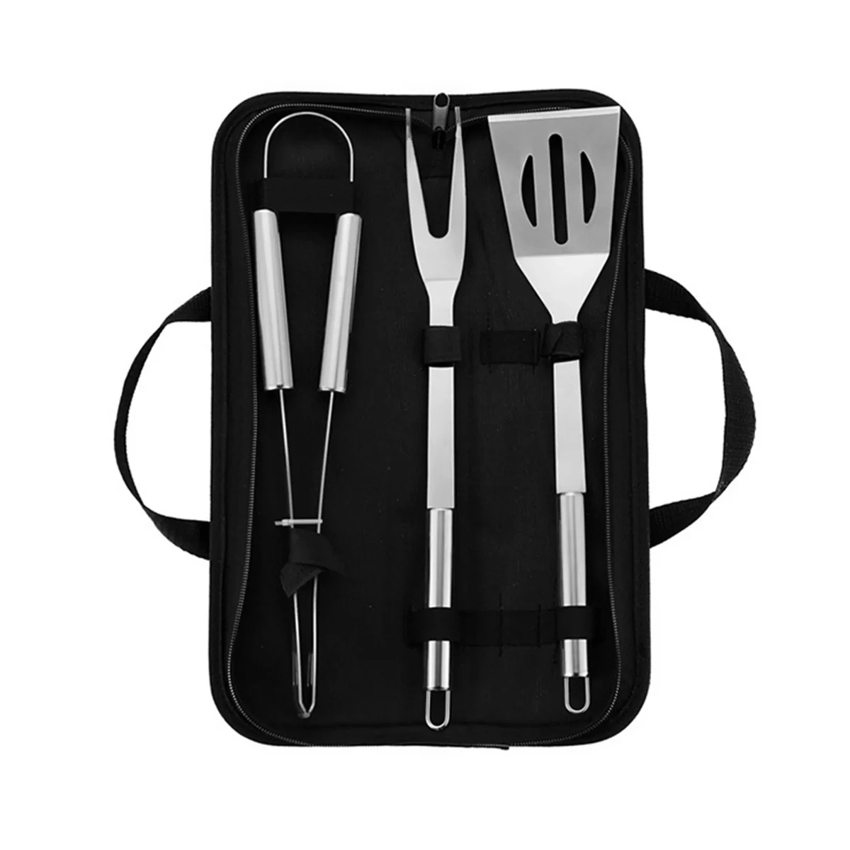 Stainless Steel 3PC BBQ Tools Set 1