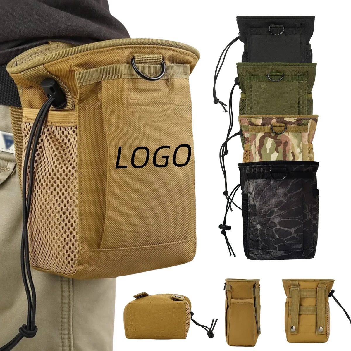 Multifunctional Outdoor Tool Drawstring Waist Bag 1