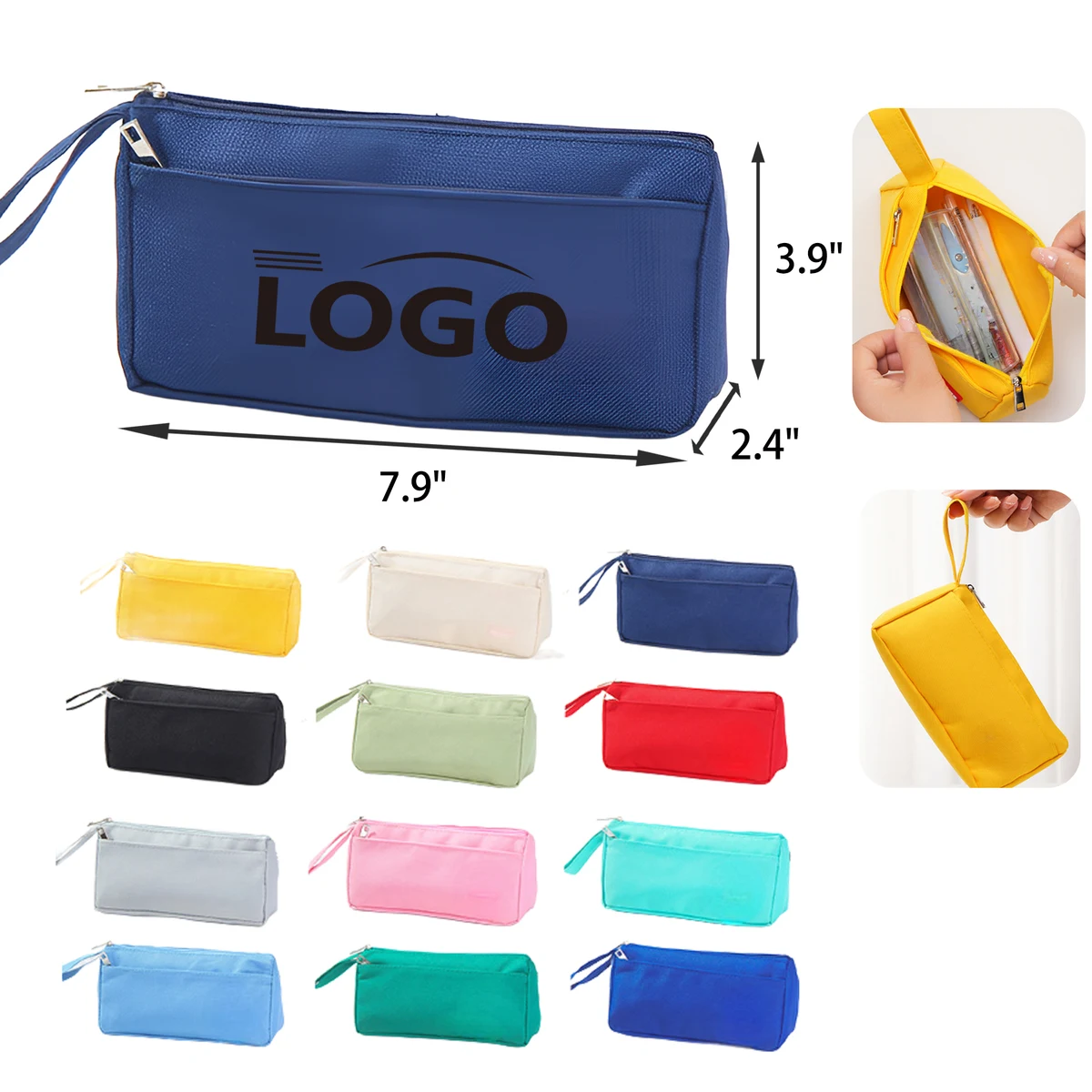 MOQ 50 PCS Oxford Stylish Student Stationery Bag 1