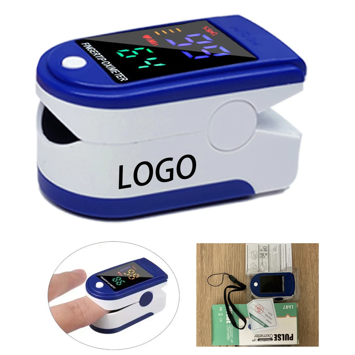 LED Blood Monitor Fingertip MOQ 100pcs 1