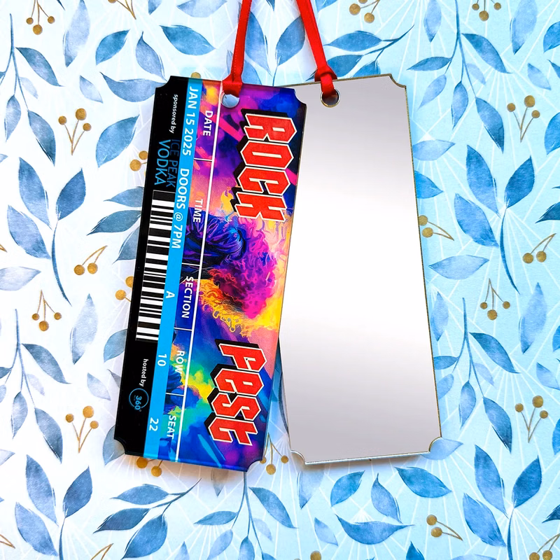 Replica Ticket Stub Acrylic Ornament