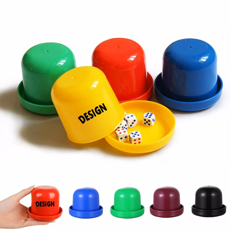 ABS Dice Cup With 5 Dices