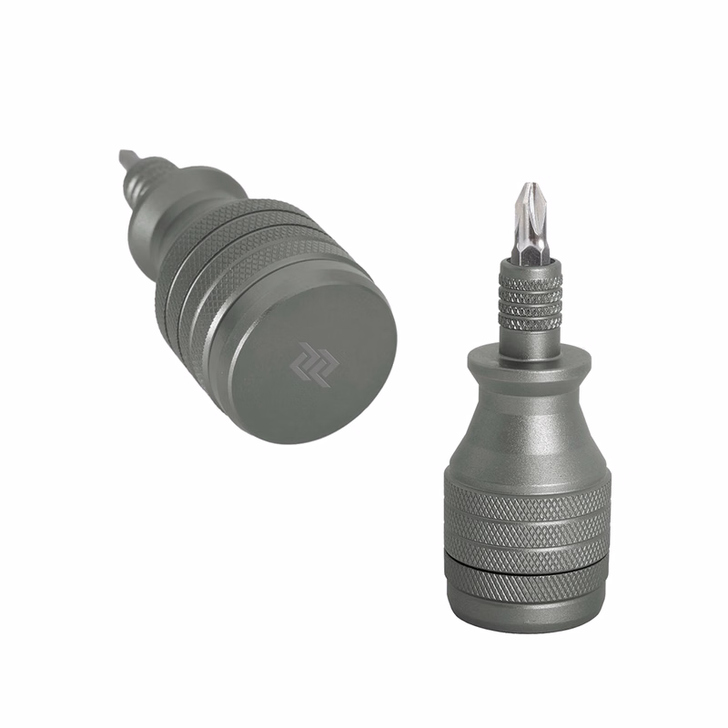 6-in-1 Recycled Aluminum Screwdriver Tool