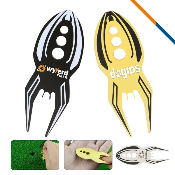 Custom Iron Spider Divot Tool with Unique Design — Golf Event Promotional Item 1