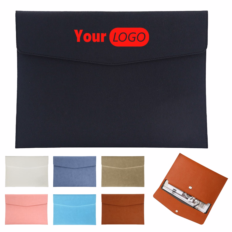 Pu Large Capacity A4 Office Data Bag