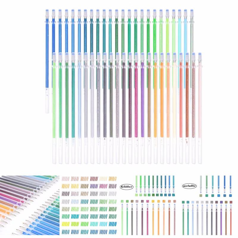 Gel Pen Refills Set 48 Colors