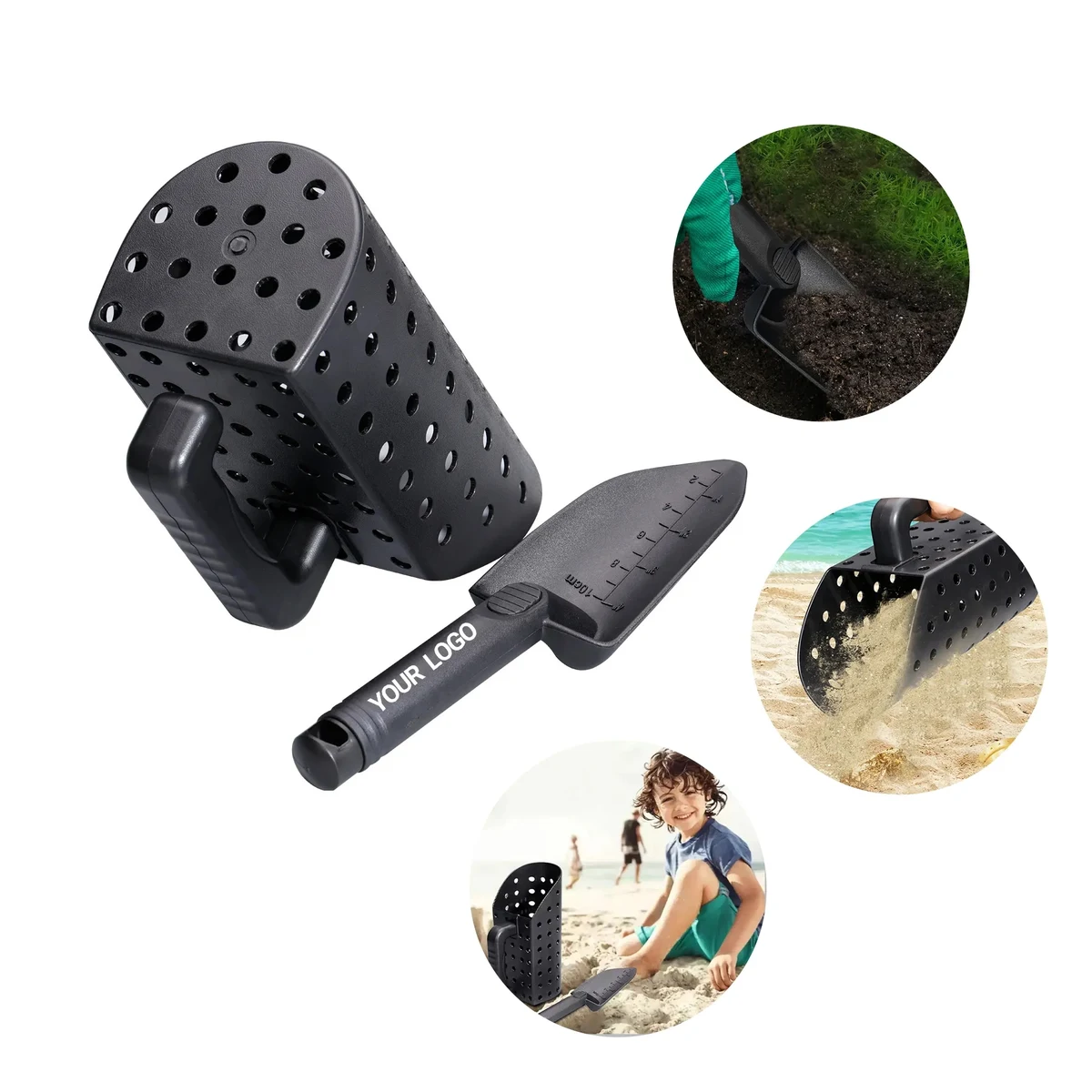 Plastic Sand Sifter Scoop with Shovel for Beach Play 1