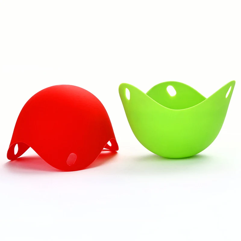 Egg Poacher-Silicone Poaching Cups with Build-in Ring 1