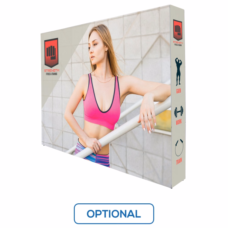 Locus Light Wall Display Non-Backlit 10 ft.x 7.5 ft. Double Sided