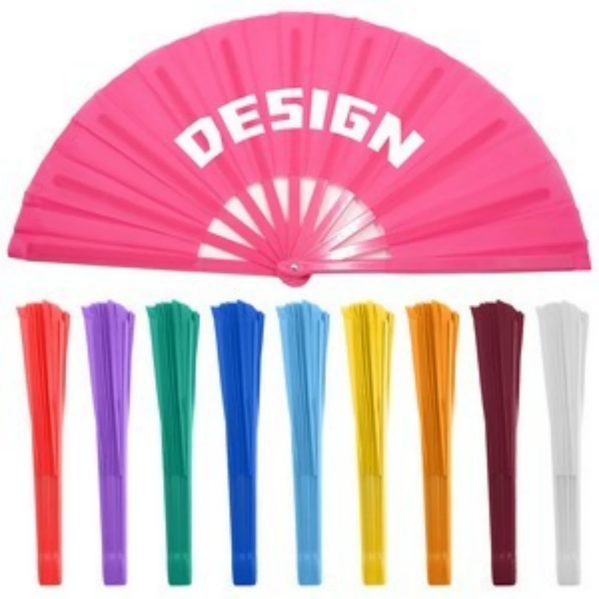 13" Clacking Folding Fan 1