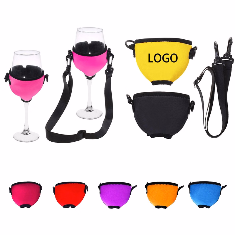 Lanyard Non-Slip Wine Glass Sleeve