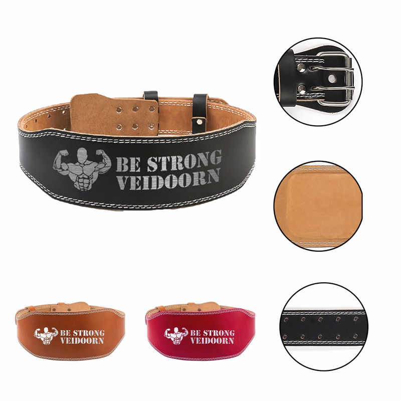 Weight Lifting Cowhide Belt for Powerlifting