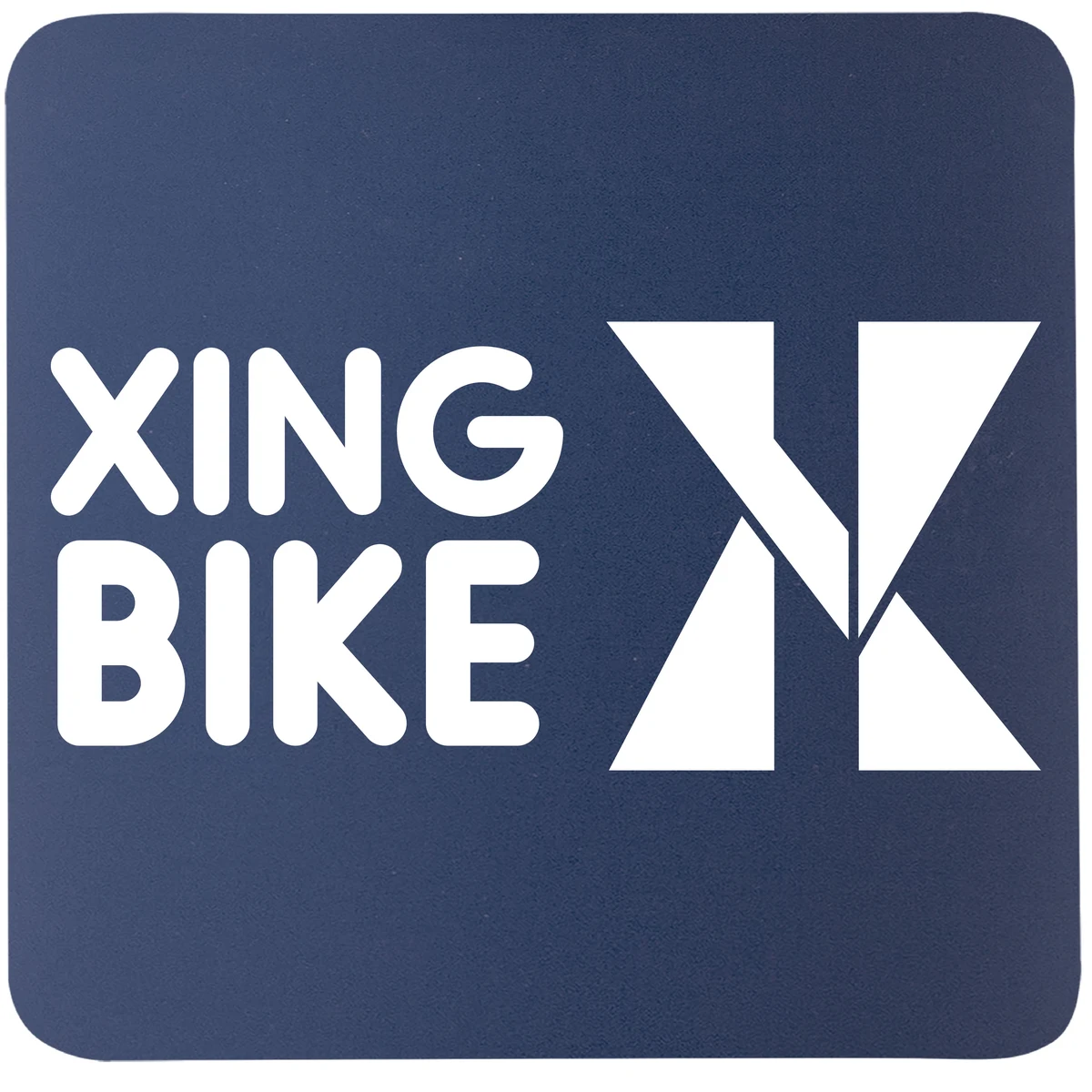 3" Navy Blue Square Silicone Coaster 1