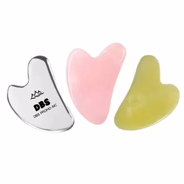Exquisite Jade Pink Facial Tool Guasha Board