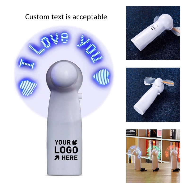LED Light Portable Mini Handheld Fan