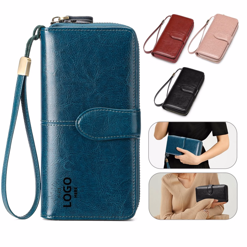 Women's Leather Clutch Bag Wallet