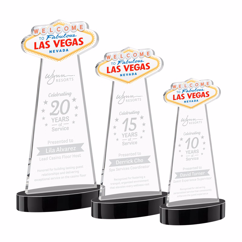 Las Vegas Award on Alberton Base - Black