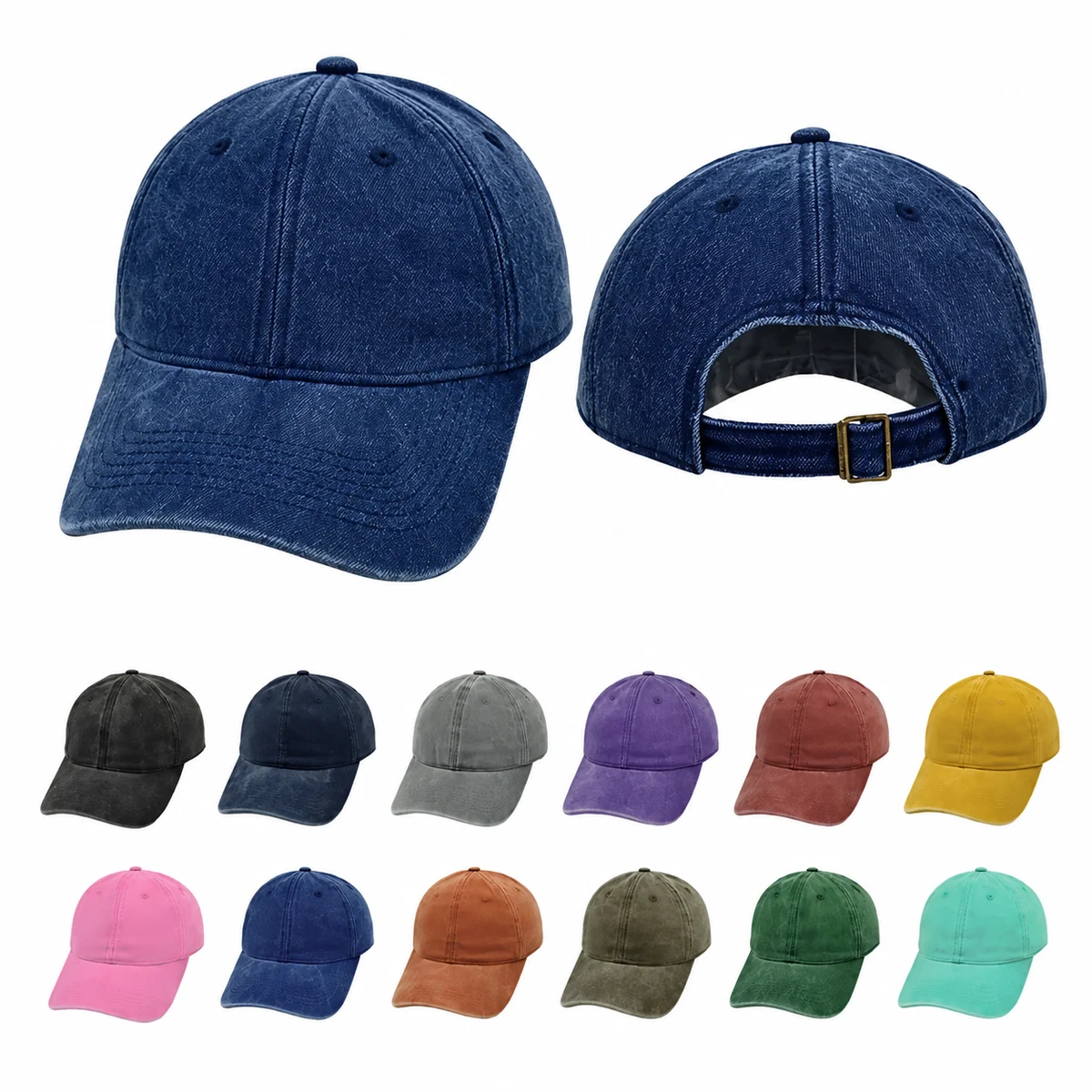 Soft Crown Low Rise Curved Brim Hat 1