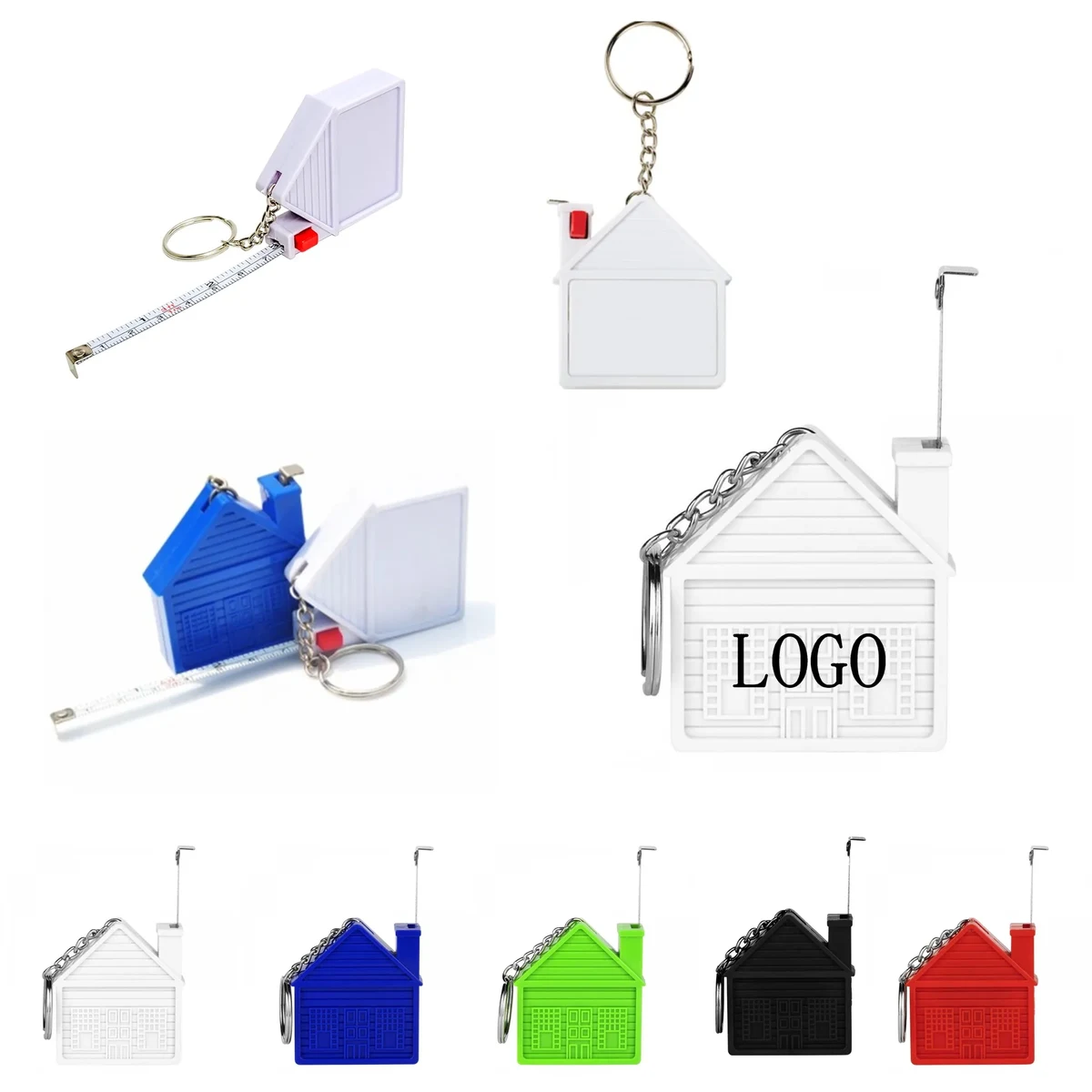 House Measuring Tape Keychain 1