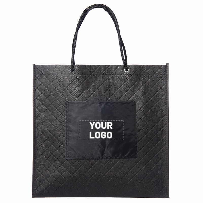 Cross Woven Shopping Bag