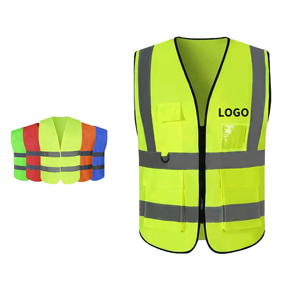 MOQ20 Warp Knitted Reflective Safety Vest 1