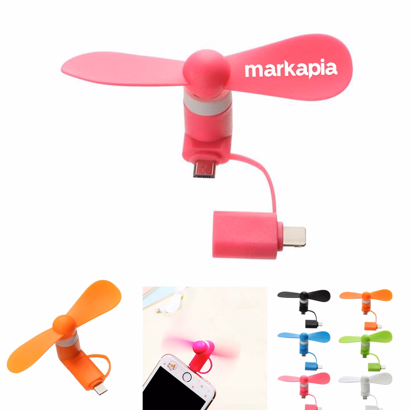 DuoBreeze Electric Fan - iPhone and Type C